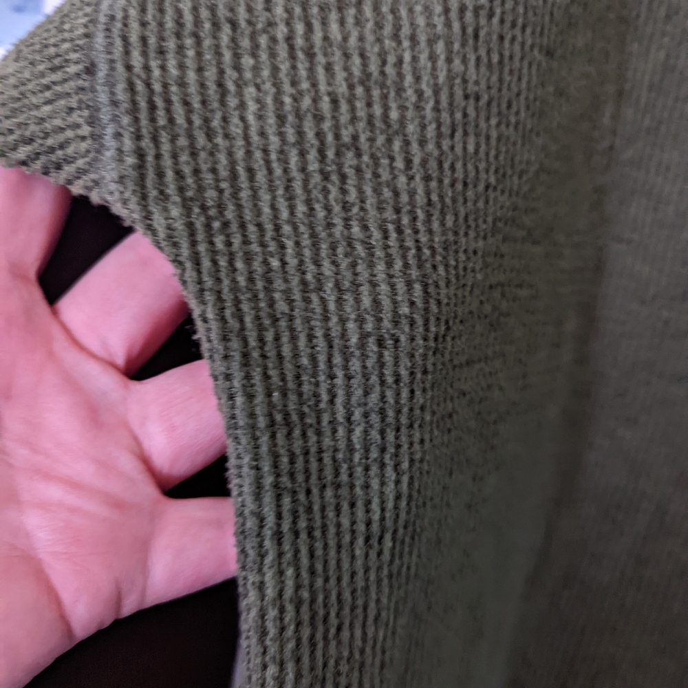 Great Basic Sweater XL Olive Green - Picture 3 of 9